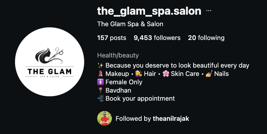 The Glam Spa & Salon (@the_glam_spa.salon) Instagram profile